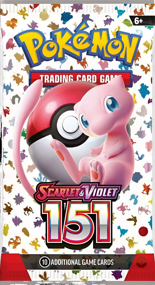 Trading Card Game Scarlet & Violet  151 Booster Pack (ENGLISH, 10 Cards)