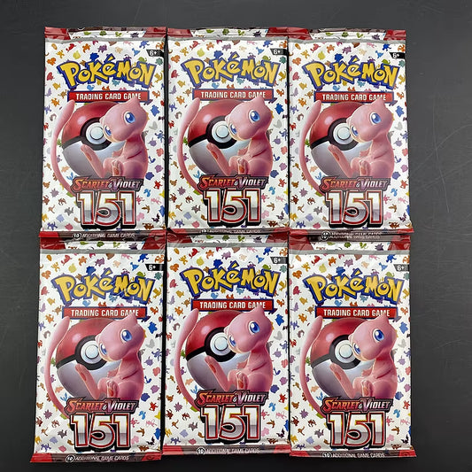 10/20Pcs English Version Pokemon TCG: Scarlet & Violet 151 Classics Expansion Booster Pokemon Trade Cards